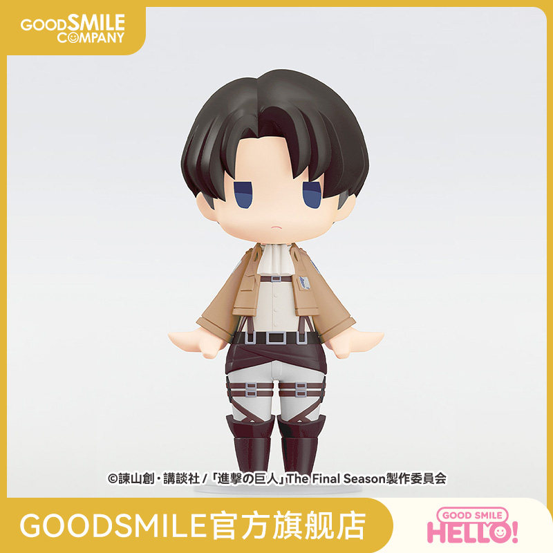 【Gsc in Stock】Hello! Good Smile Levi Attack on Titan Figure Model Toy
