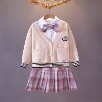 Girls jk uniform skirt set 9 childrens autumn 10 girls campus style three sets 11 primary school students genuine 12 years old