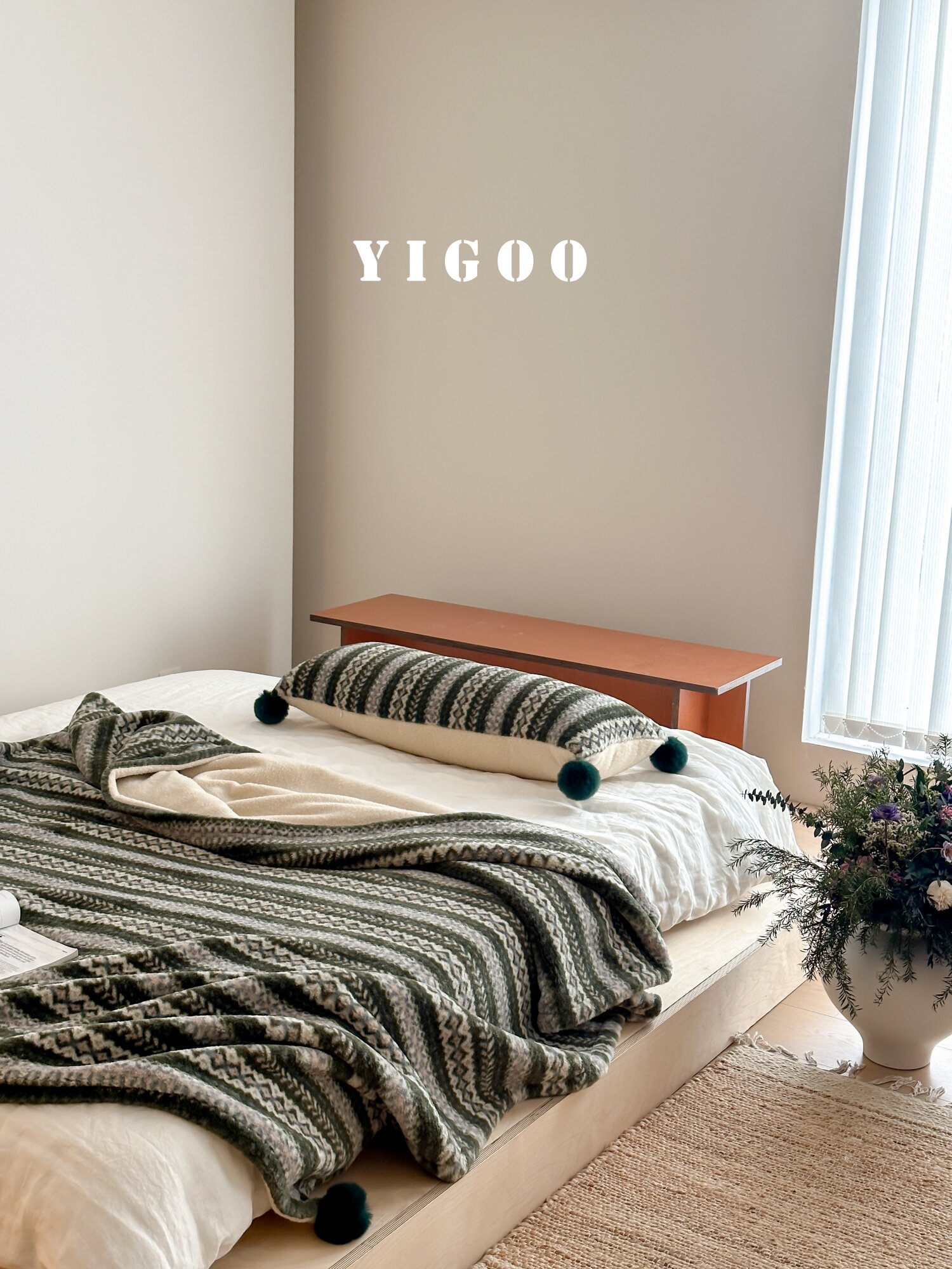 Осенне-зимнее жаккардовое покрывало под кашемир в стиле ins с узором Фэр-Айл, винтажное утолщенное одеяло для отдыха и дневного сна