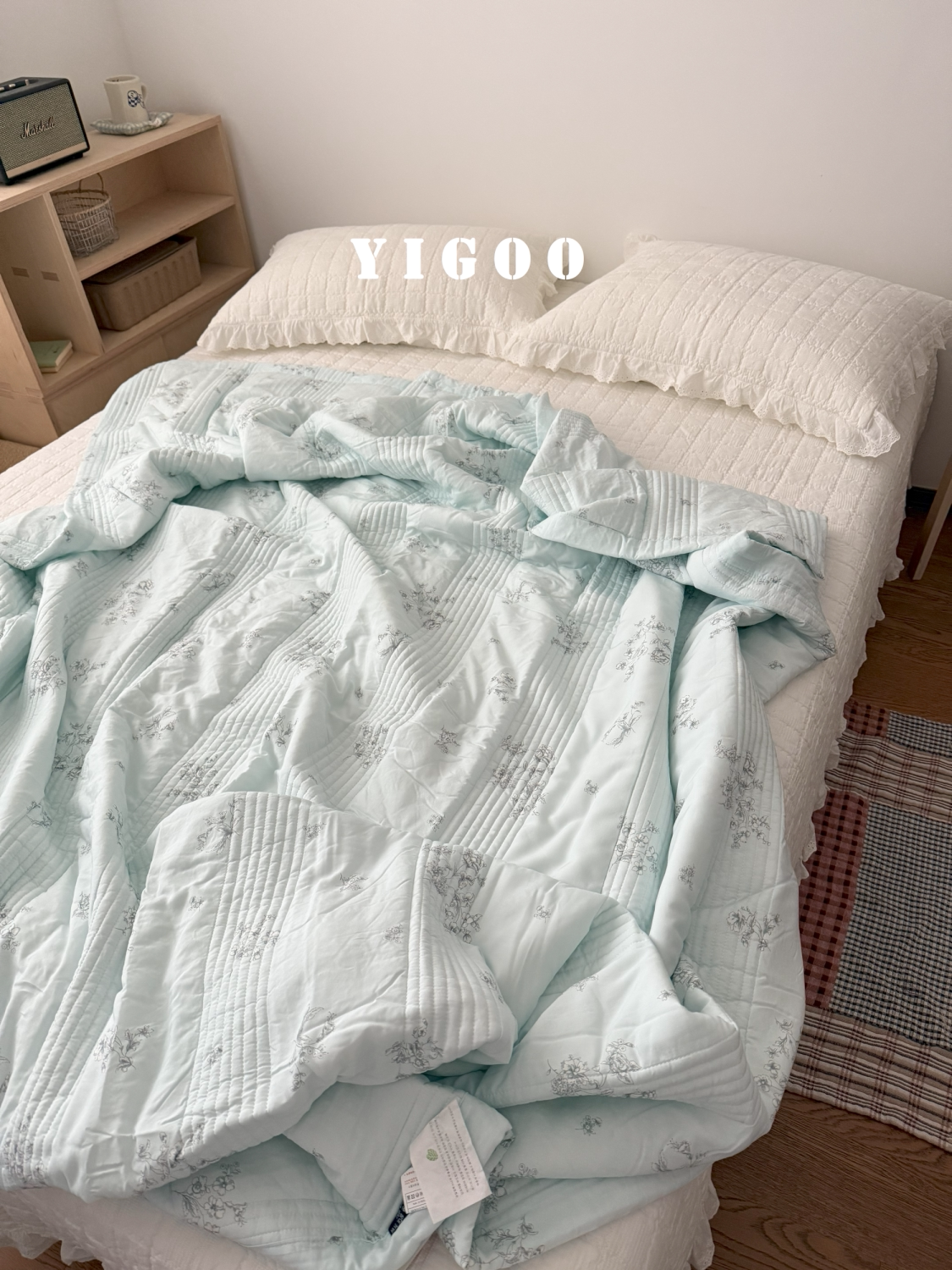 Корейское двустороннее одеяло из модала для кондиционера мягкое прохладное машинная стирка