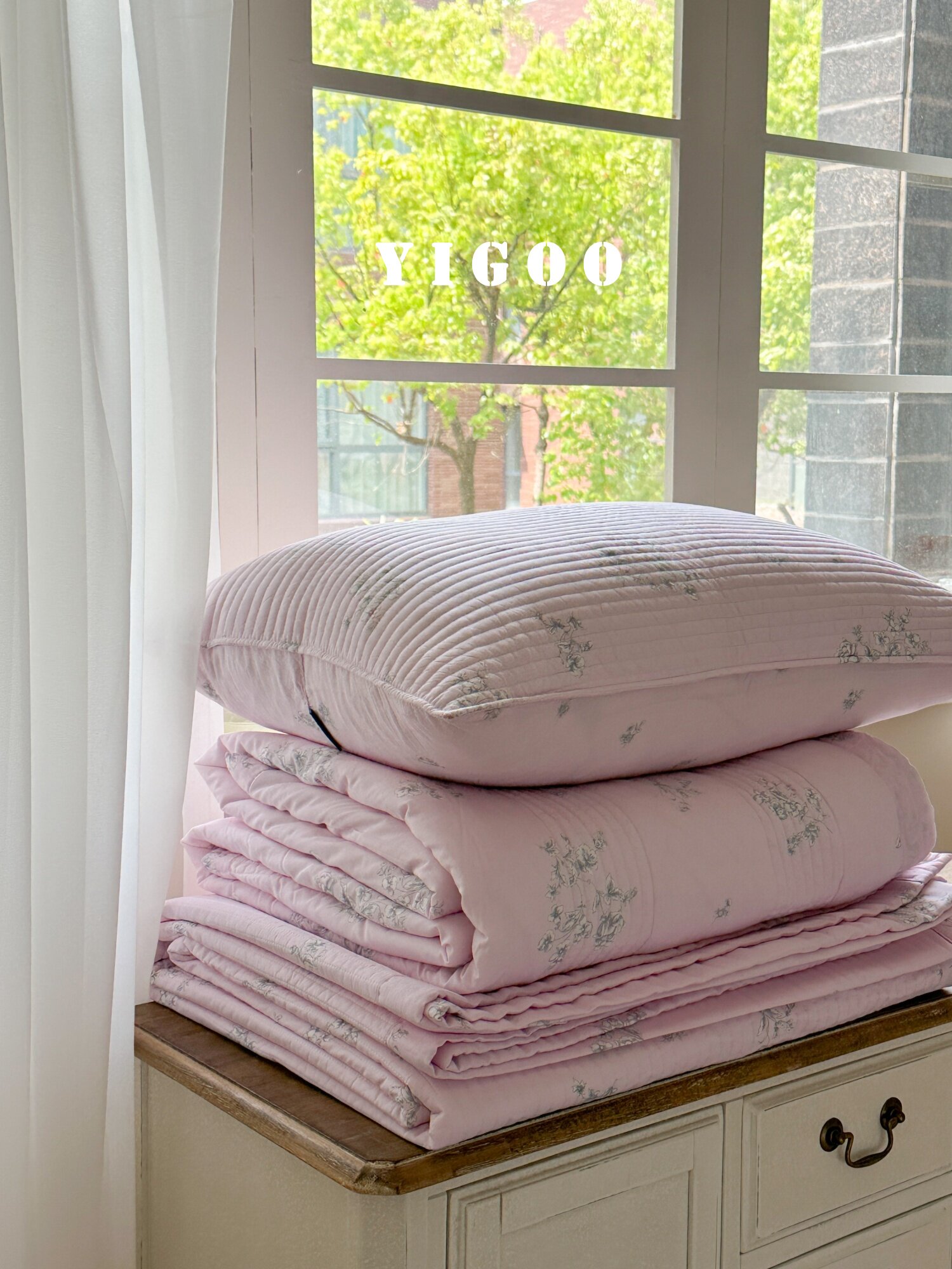 Корейское стеганое покрывало из модала с двусторонней печатью, комплект из 3 предметов с хлопковым наполнителем, охлаждающий эффект