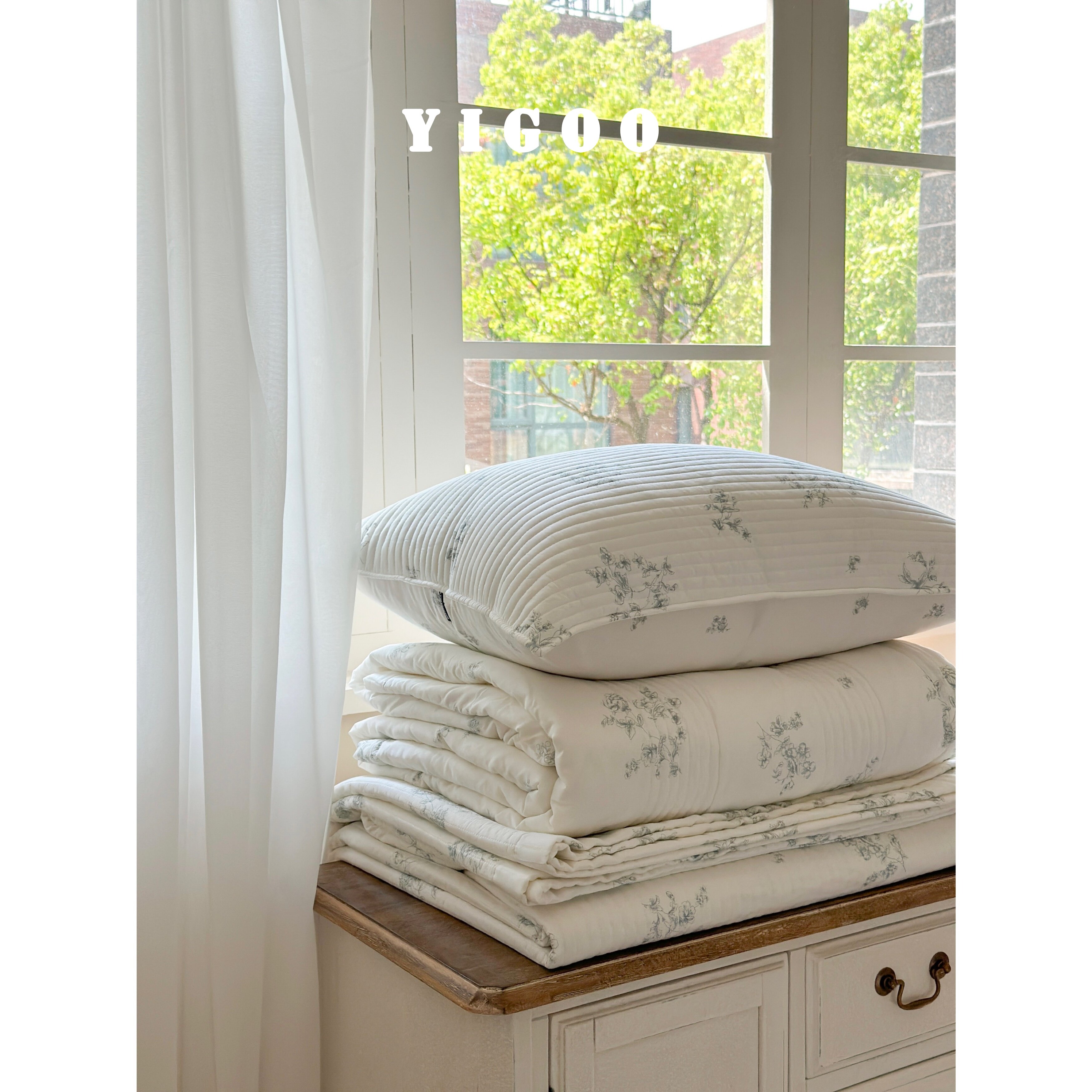 Корейское стеганое покрывало из модала с двусторонней печатью, комплект из 3 предметов с хлопковым наполнителем, охлаждающий эффект