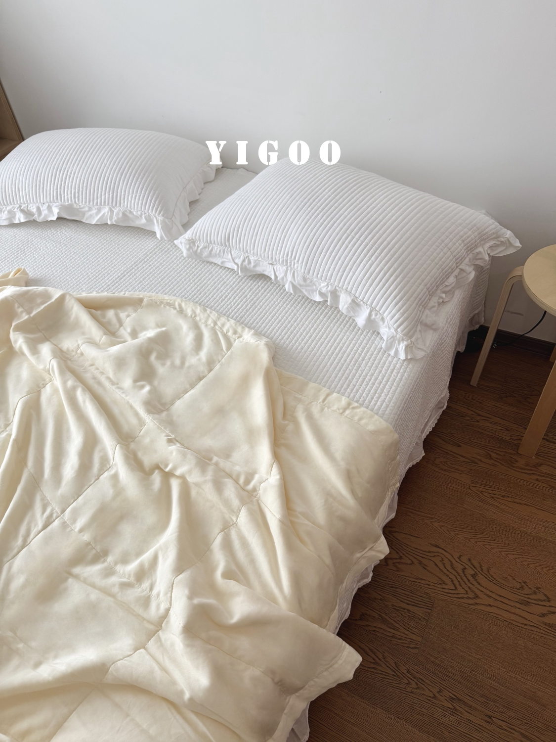 Корейское простое ультрамягкое двустороннее стираемое летнее одеяло из тенселя лиоцелл с охлаждающим эффектом