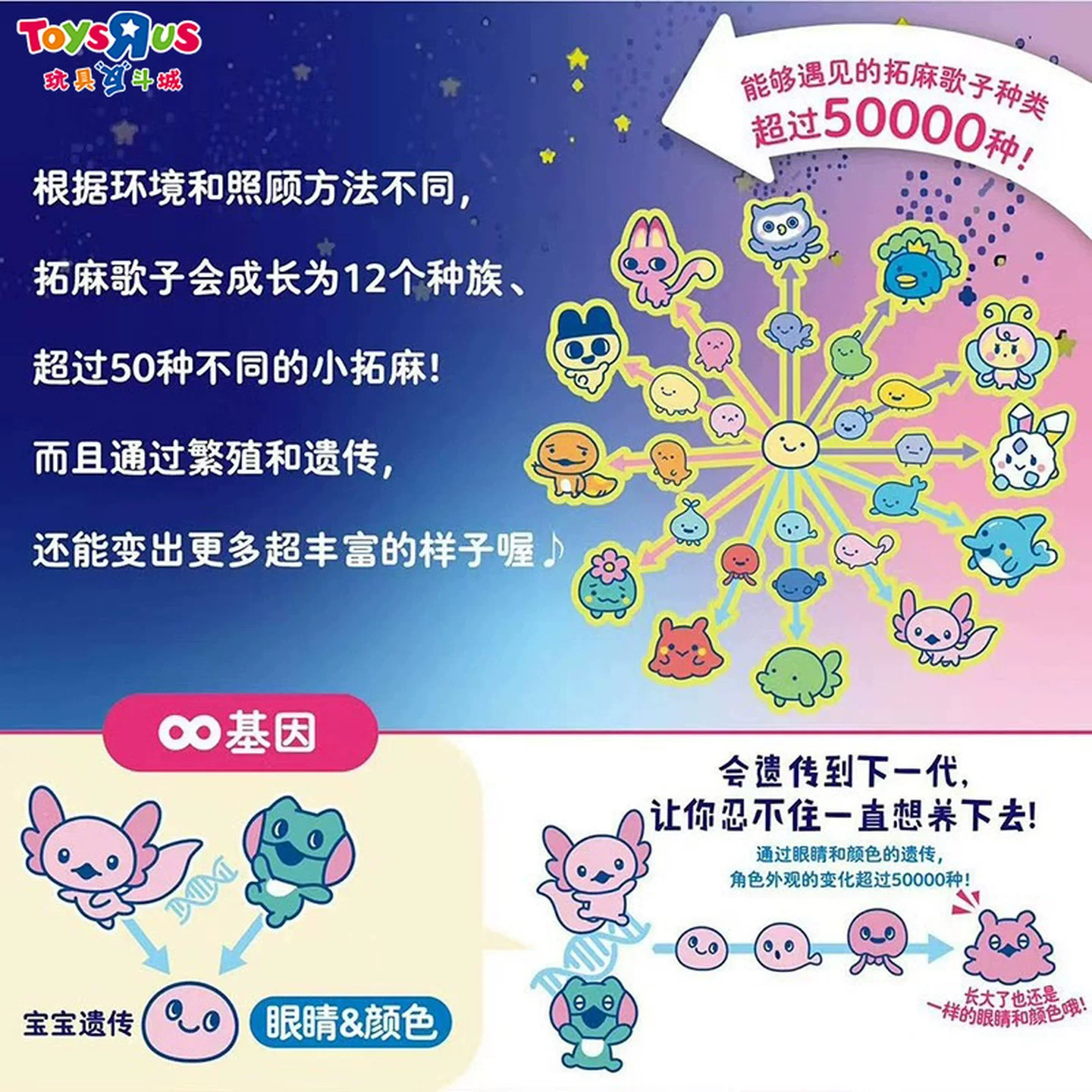 Электронное пушистое устройство питомца Bandai Tamagotchi Paradise с генетическим поясом, подарок на День детей (Китай)
