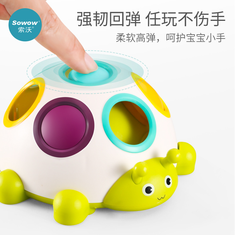 Baby fingernails digging music pressing exercise hand grasping fine low-age logic baby early education interactive toys