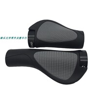  High-end folding bicycle handle cover non-slip shockproof large row variable speed car long unilateral aluminum ring locking grip cover
