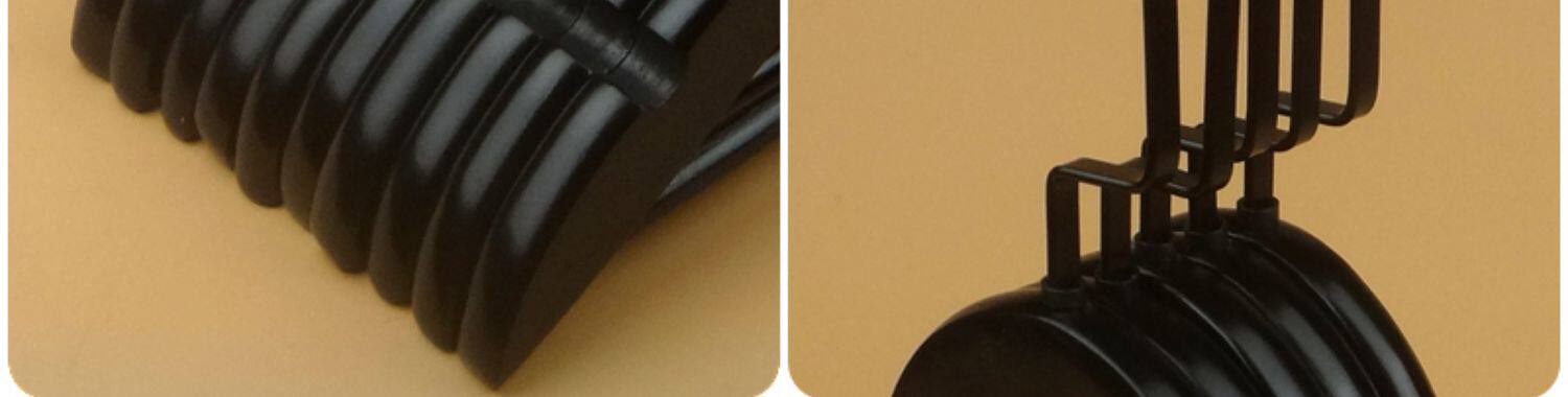 黑色实木衣架 服装店防滑晾衣架酒店木质衣挂 天然原木材质 包邮详情5