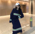 Đầm đầu thu gió dịu nhẹ 2018 phiên bản Hàn Quốc mới của chiếc áo len dệt kim dài tay hoang dã mùa thu và mùa thu thủy triều váy lolita váy đầm