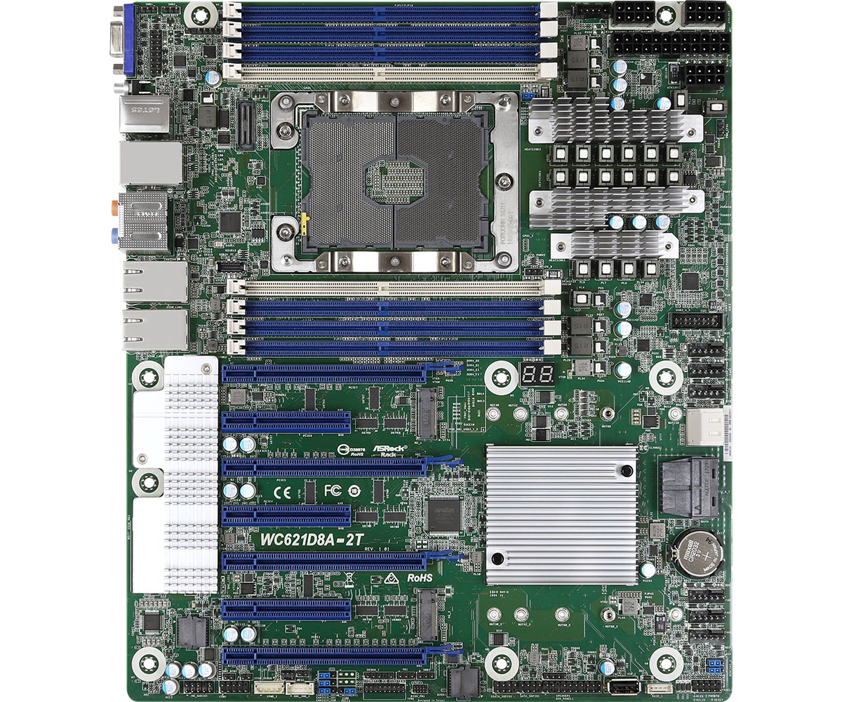 Hua Engine WC621D8A-2T 3647 Single-way Main Board W-3175X 3275M 8171M 8179M 8275CL