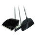 Broom and dustpan set combination household soft broom wiper floor scraper bathroom enlarged and lengthened black broom