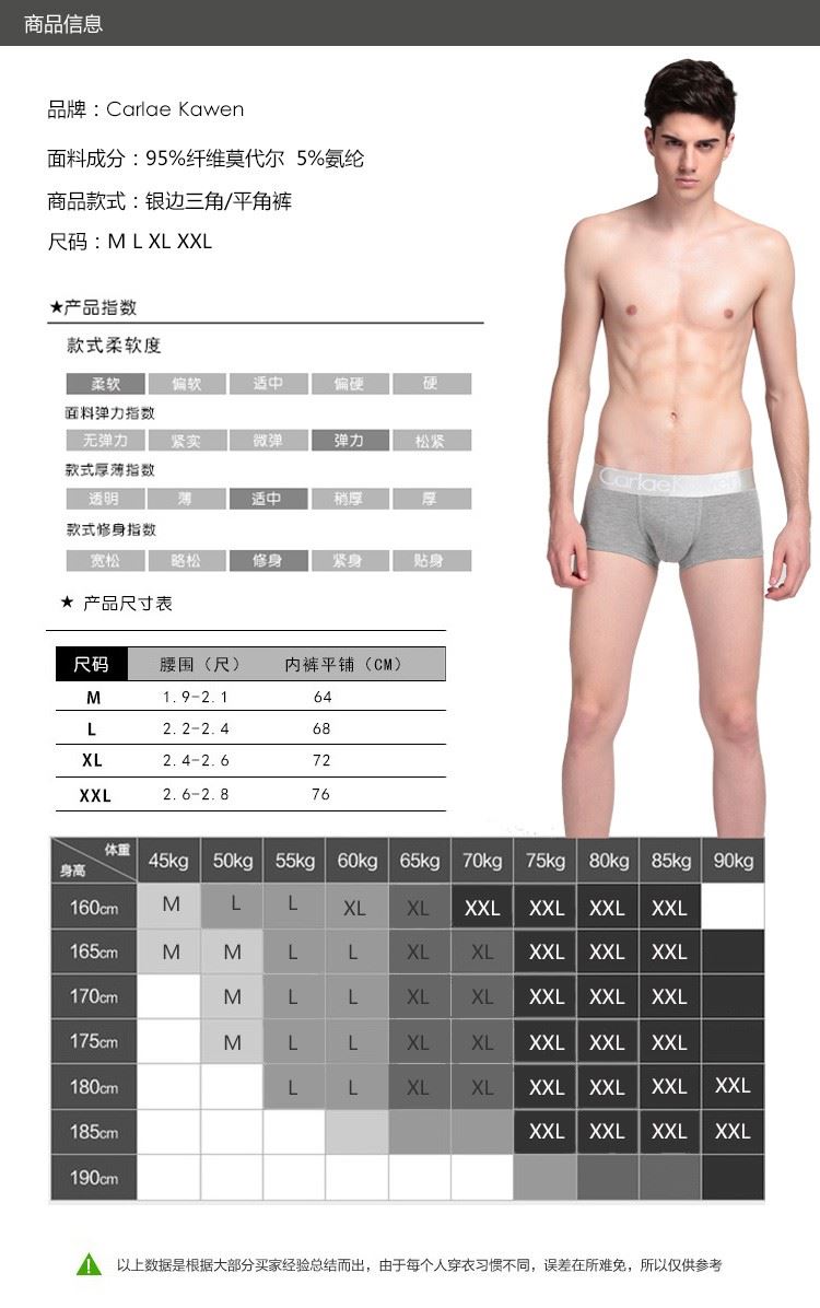 Quần cotton nam đồ lót nam hộp quà tặng nam 2018 thời trang trẻ trung quần đùi đơn giản quần lửng ống rộng set quan sip nam dep