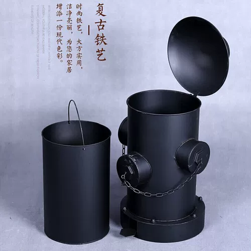 Ретро мусорное ведро, креативная система хранения для домашнего использования