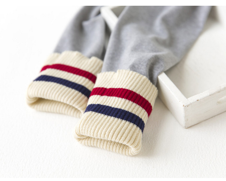Quần legging nữ mặc mỏng mùa thu cầu vồng chân cotton quần nữ phụ nữ hoang dã bó sát quần đen quần thể thao nữ
