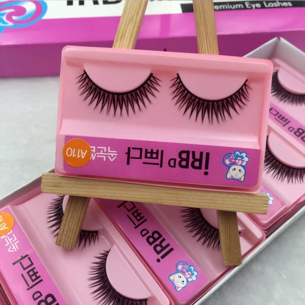 Kitten a110 lông mi giả tự nhiên chéo dài thực tế trang điểm nude sinh viên đồng bằng bông ngắn - Lông mi giả