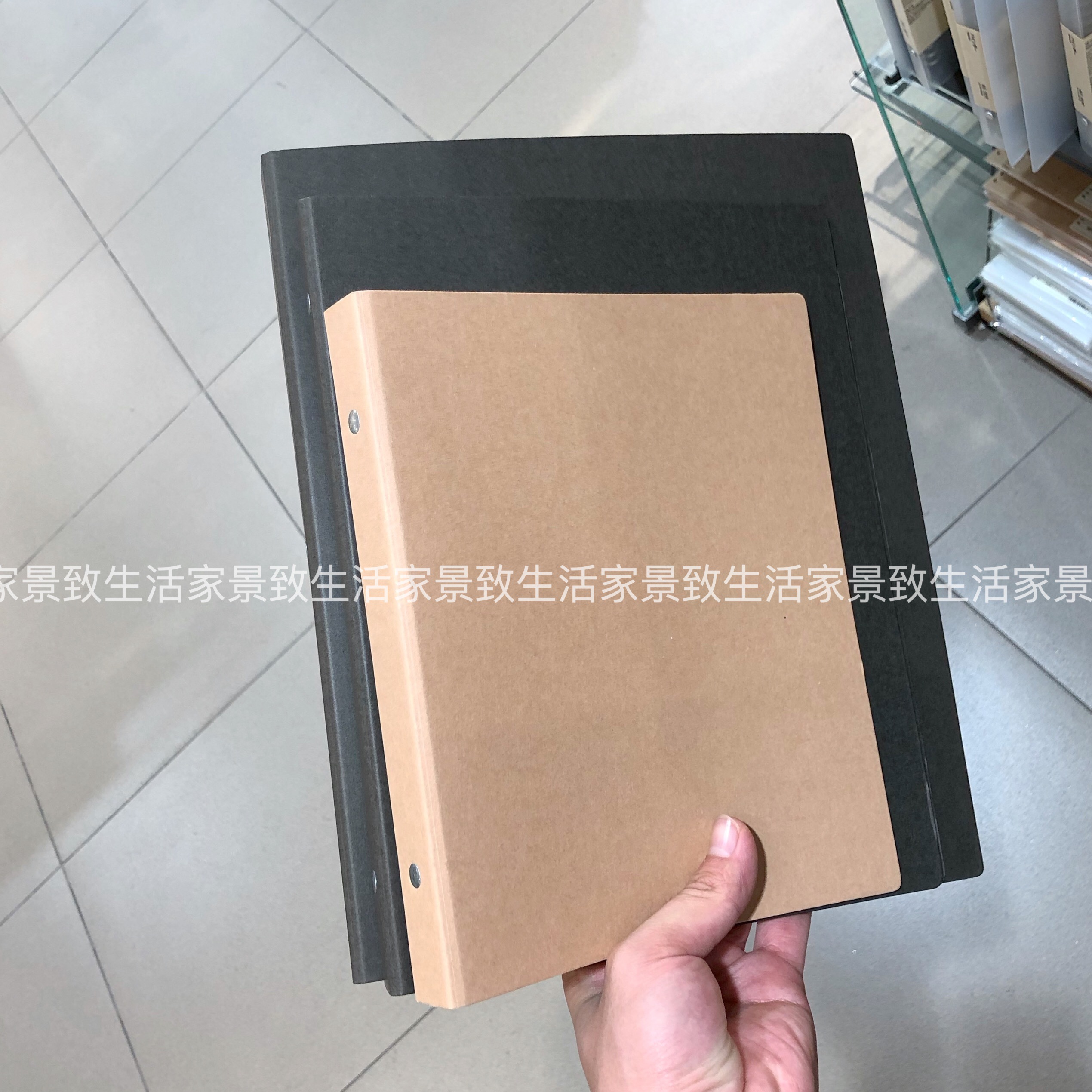 Muji Unprinted Good Products Recycled Cardboard Binder Binder