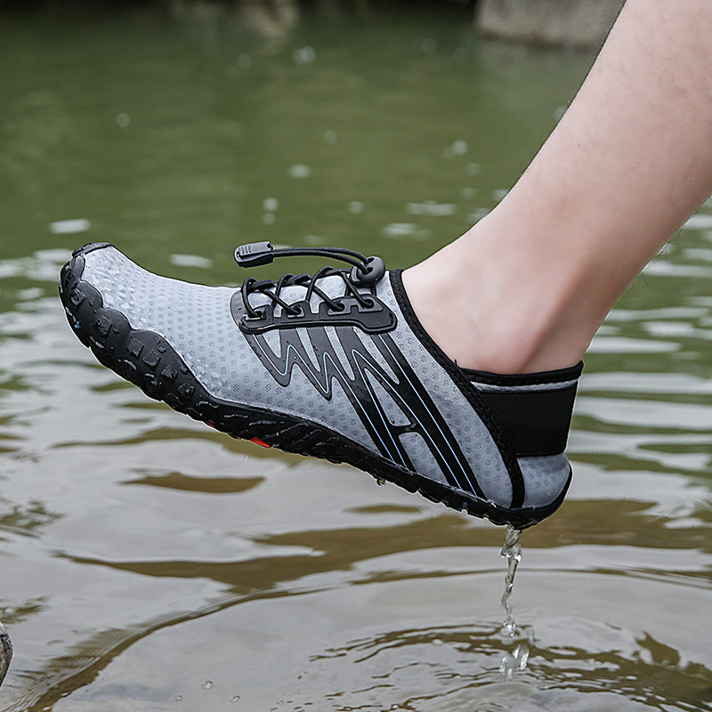 Speed Interferometric Water Shoes Men And Women Light Soft-bottom Beach Shoes Diving Snorkeling Shoes Barefoot Sticking Skin Shoes Treadmill Special Shoes