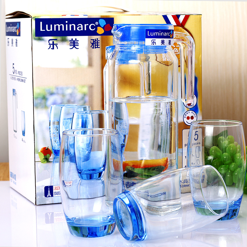 Lemeiya Glass Cup Set, Waterware Gift Set, Heat-Resistant Glass Cup Tea Set, Cold Water Jug 5/7 Piece Set Lemeiya Glass Cup Set, Waterware Gift Set, Heat-Resistant Glass Cup Tea Set, Cold Water Jug 5/7 Piece Set