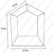 Play House Children Tent Bracket Baby Play House Room Mosquito Net Bracket Glass Fiber Customizable