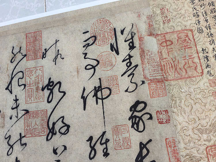 Tang Huaisu's self-narrative post celebrity calligraphy authentic one-to-one copy of China's top ten handed down famous post copy draft