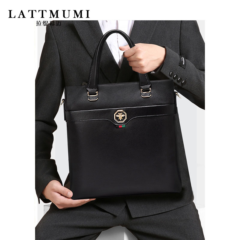 2021 new new handbag men's leather men's bag business briefcase shoulder bag messenger bag men's bag tide