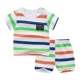 2019 quần áo trẻ em cotton mùa hè áo thun trẻ em phù hợp với quần short bé tay ngắn quần áo trẻ em nhà sản xuất thương mại nước ngoài - Khác đồng phục trẻ em