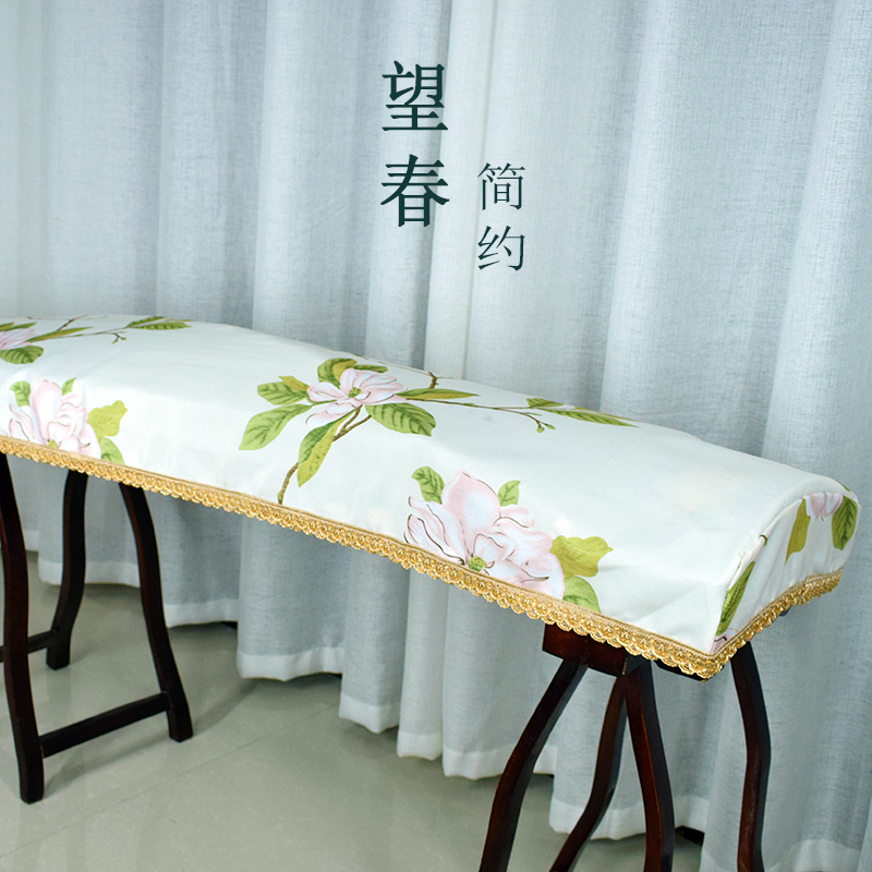 Guzheng cover dust cover literary Chinese wind dust cover cloth thickened printing cover 163-165cm universal piano cover