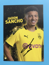 19-20 German Borussia Dortmund Sanchos autograph official card