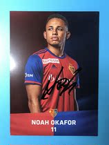 19 20 Swiss Basel club Ocafos autograph official card