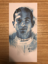 F1 Williams Team Nicholas Ratfi autographed official card