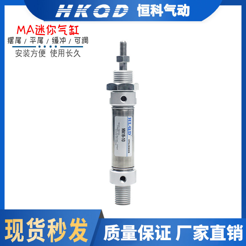 Small Pneumatic Cylinder Stainless Steel MA Series 16 20 25 32 40 50 63 63 63 10-500-S-CA Swing Tail
