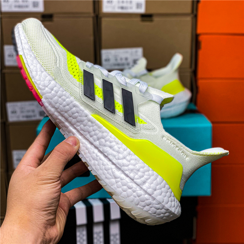 Baidiao Ub21 Running Shoes for Men, Shock-Absorbing, Lightweight Sports Shoes for Women, Suitable for Sports Students, 3-10Km, Putian Popcorn Sole Men's Shoes