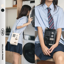Yinshu insoX Lofan co-name big brother original retro square bag shoulder bag zipper safe shoulder bag female