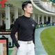 Miễn phí vận chuyển! Áo sơ mi golf mùa thu và mùa đông Áo thun nam tay dài Plus nhung dày ấm áp quần áo bó sát bao tay chống nắng nữ