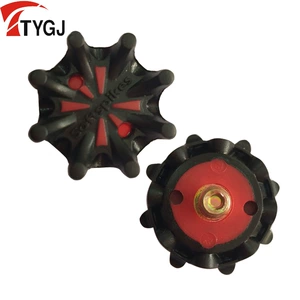 TTYGJ Ногти для гольфа гвозди черные красные кроссов