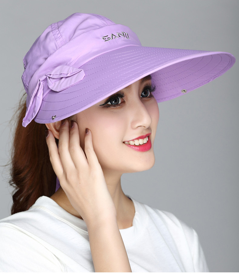 Hai TYGJ Golf Caps Phụ nữ Sunshade Bibs 4 Mặt nạ chống nắng mùa hè gậy golf tay trái