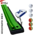 Golf Trong nhà Đặt Huấn luyện viên Tập thể dục Mat Có thể được trang bị bộ mini club