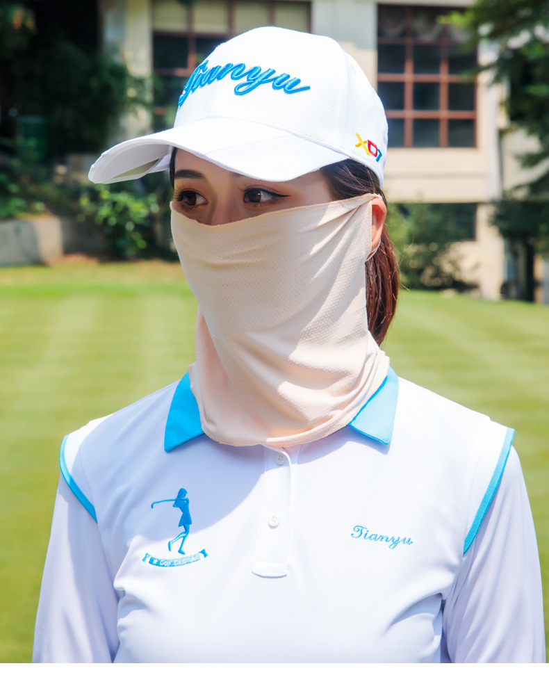 Mặt nạ chống nắng TTYGJ Golf Mặt nạ mồ hôi Bib Mặt nạ thoáng khí Kem chống nắng ngoài trời bộ đánh golf trong nhà