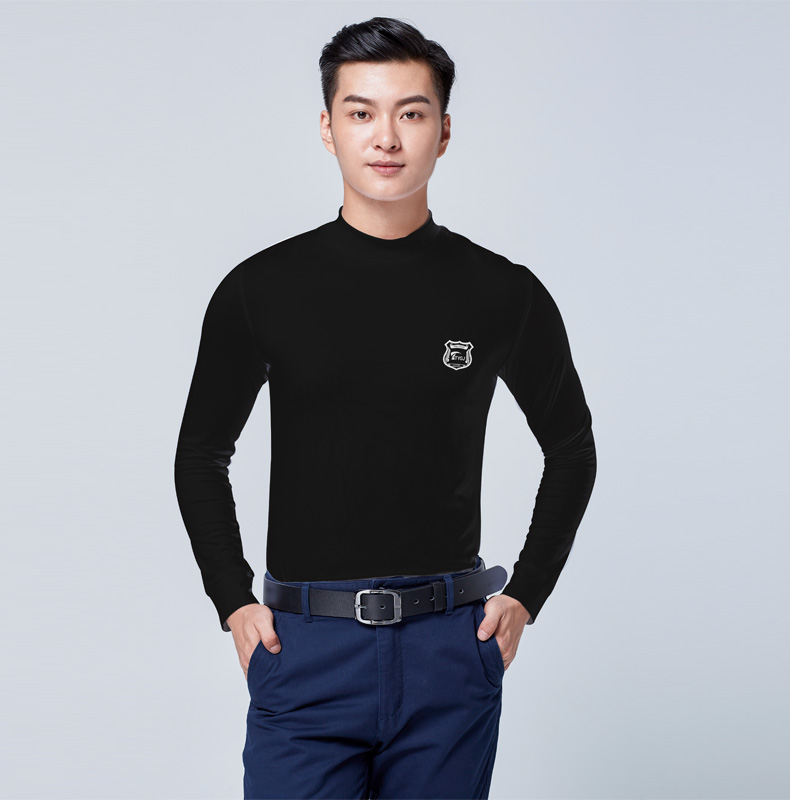 Miễn phí vận chuyển! Áo sơ mi golf mùa thu và mùa đông Áo thun nam tay dài Plus nhung dày ấm áp quần áo bó sát giá gậy đánh golf