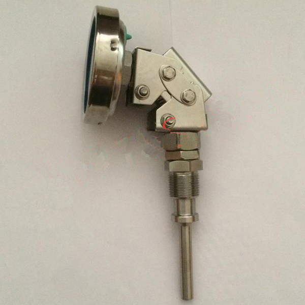 Universal bimetal thermometer WSS-381 dial 60MM -10-100 degrees L=100 diameter 12 G3 4