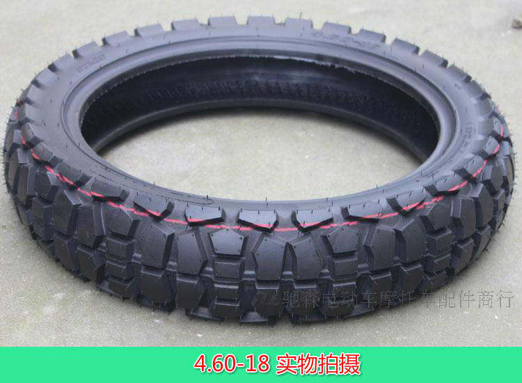 Hàng ngàn lốp xe máy mưa 4.10-18 lốp chân không xuyên quốc gia trượt 4.60-18 lốp bên trong - Lốp xe máy lốp xe máy future