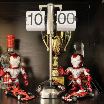 Nordic machine core minimalist living-room drawbar page-turning clock desktop mechanical seat clock retractable floor pendulum clock pendulum