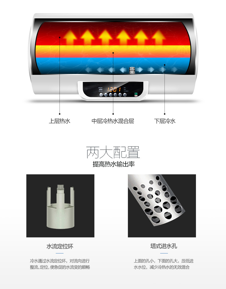 giá bình năng lượng mặt trời Midea / Midea F60-21WB1 (điều khiển từ xa) máy nước nóng điện 60 lít nước nóng nhà kho lưu trữ loại 60 - Máy đun nước máy nước nóng lạnh tắm
