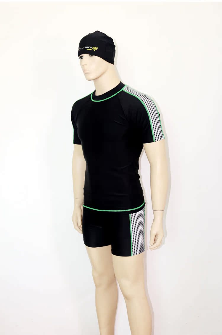 Ưu đãi đặc biệt Đồ bơi nam Surfwear Slim Sunscreen Áo tắm Áo tắm nam ngắn tay áo tắm quần bơi speedo nam