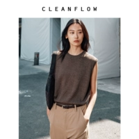 CLEANFLOW Цветная бумага, трикотажный жилет, весенняя майка топ, тренд сезона