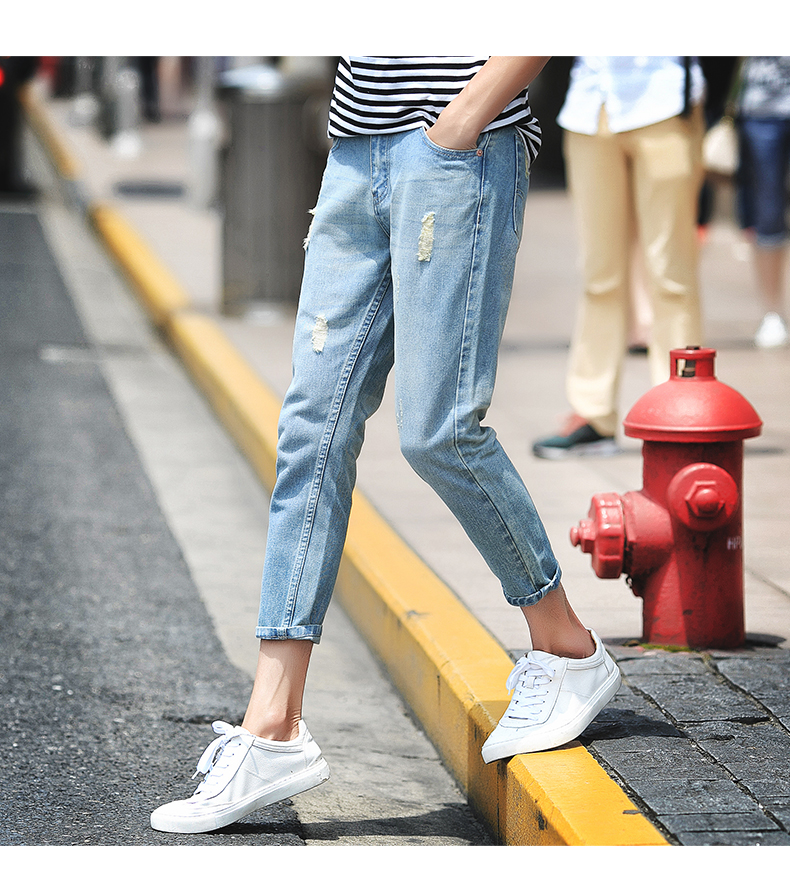 Jeans pour jeunesse Sarouel en coton pour été - Ref 1462605 Image 12