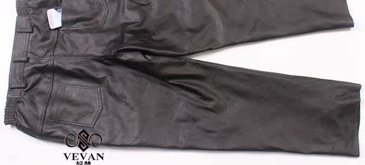 Pantalon cuir homme droit pour automne - Ref 1480202 Image 13