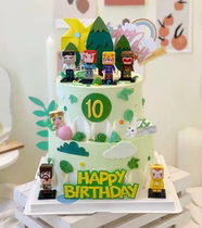 Mini World Cake Decoration Enlightenment 4901 Mini World Planet League game famous block