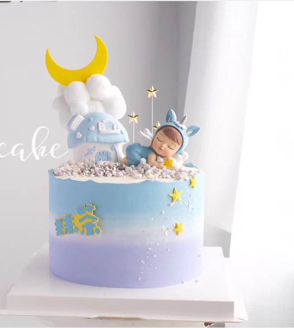 Baking Cake Decoration Dream Solo Beasts Girl Swing Pieces Dream Nets Plugins Beauty Dream Stories Birthday Sweets Dress-Taobao