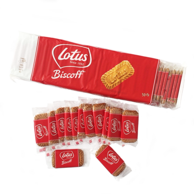 Brief Birthday Cake Decoration Swing Accessories Imported 312 5gLotus and Emotional Caramel Biscuits Independently Loaded 50 Sheet Clothing