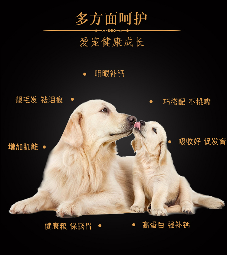Wang Wang đội trưởng 5 kg chó con chó trưởng thành nói chung ba con chó thức ăn thịt bò và trái cây và rau cá hồi ba công thức chính tả 2,5K - Chó Staples thức ăn cho chó pug